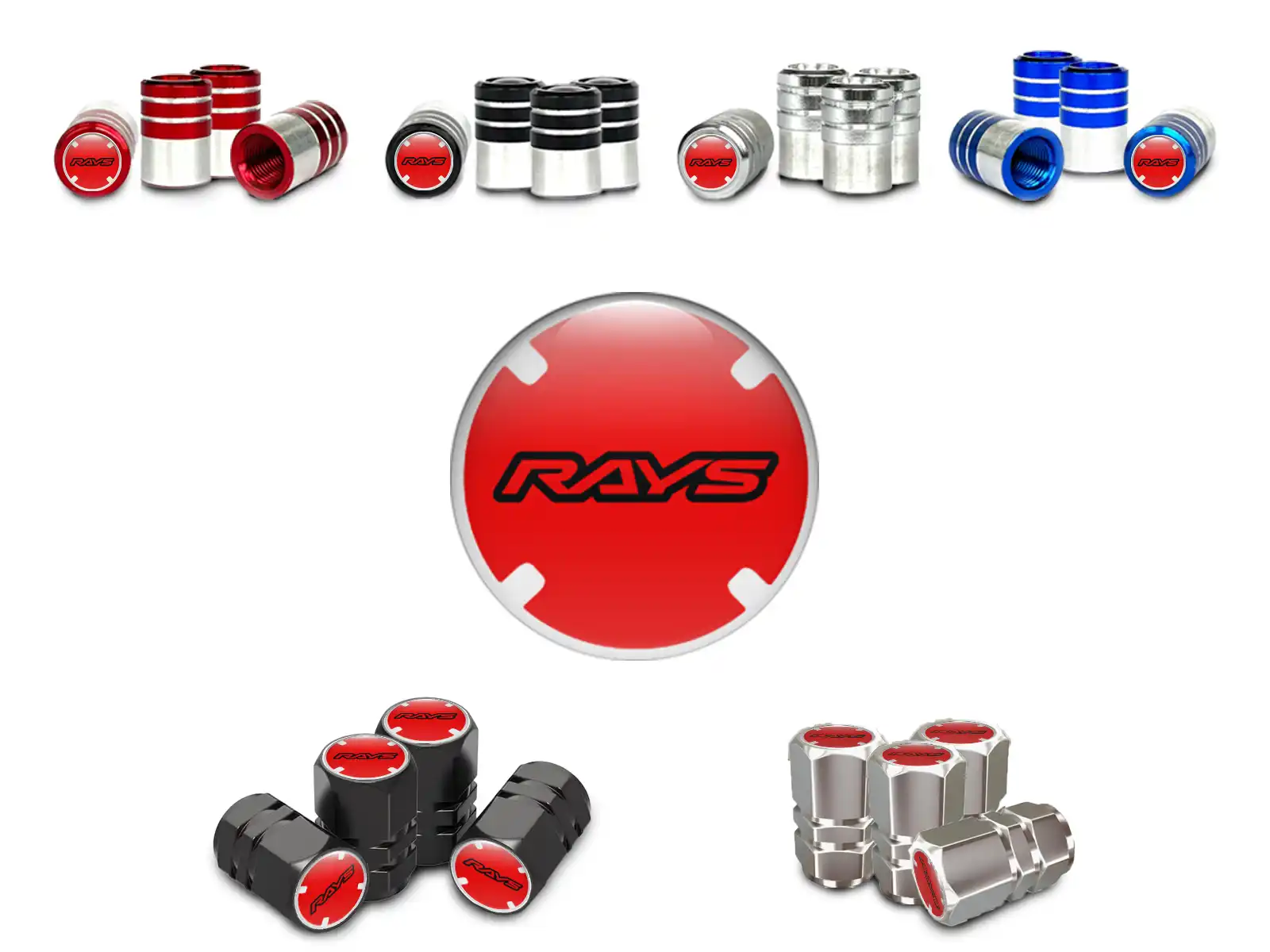 Rays Covers Tige Valve Camion Design Force